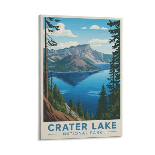 Impression Crater Lake National Park AOJYLXE de qualité tableau d'art pour esthétique raffinée