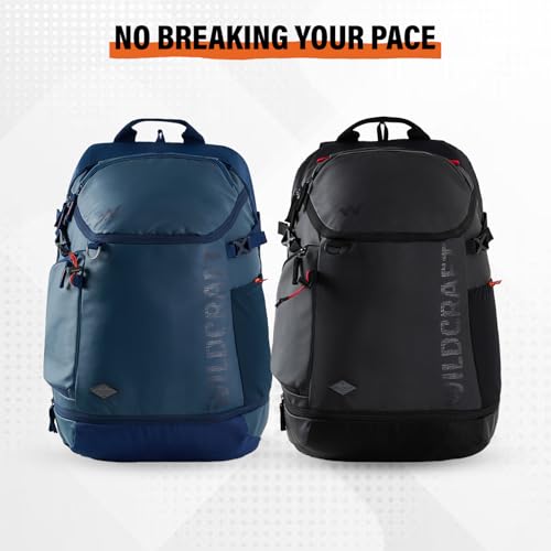 Image of Wildcraft Casual Backpack Pacto 40 for Mens & Womens | Unisex Backpack (Poseidon,40Liter)