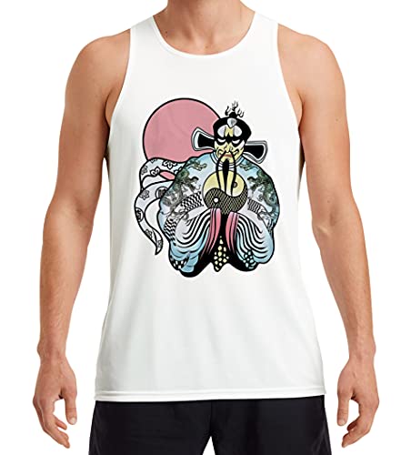 Reality Glitch Big Trouble Vest Novelty Movies Fancy Dress Costume (White-Small)