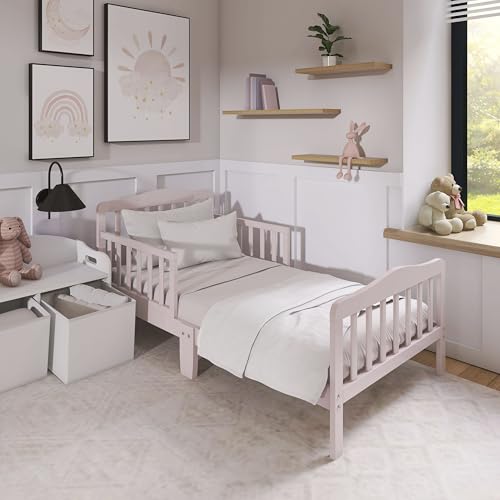 Image of Dream On Me Classic Design Toddler Bed, GREENGUARD Gold, Pink