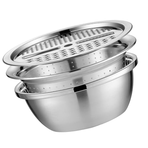MAGICLULU Râpe Multifonction en Acier Inoxydable 1 Pièce, Trancheur et Éplucheur de Légumes...