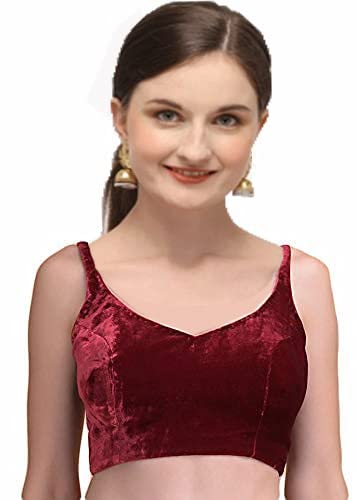 Woman’s Saree Blouse v Neck Readymade