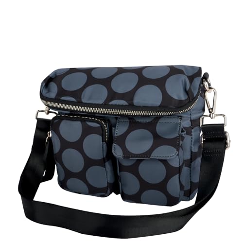 VGOAL Nylon Fabric Crossbody Bag Casual Fashion Multi-Pocket in Square Bag Female More Pockets Clamshell Shoulder Bag