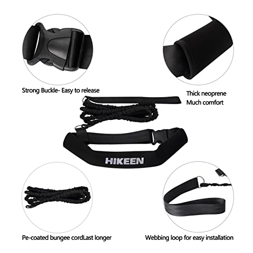Hikeen Swimming Training Belt 4M Swimming Tether Swim in Place Harness Stationary Swimming Aquatic Resistance Belt