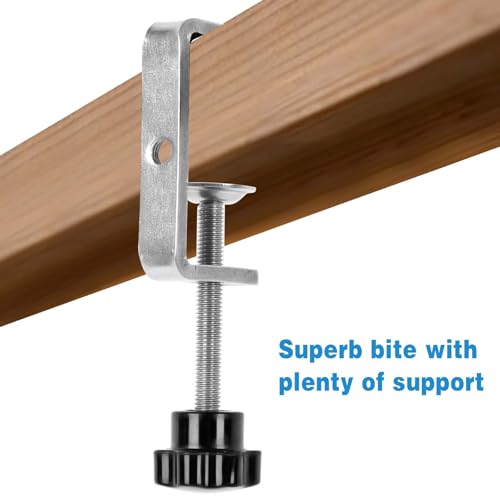 NZZVNZ 4 Stück Edelstahl C Klemme Hochleistungs C Zwingen Kleine C-Klemmen für Holzbearbeitung 60mm Tischklemme Klemmschraube für Zwingen Holzarbeiten Werkzeug Autoreparatur