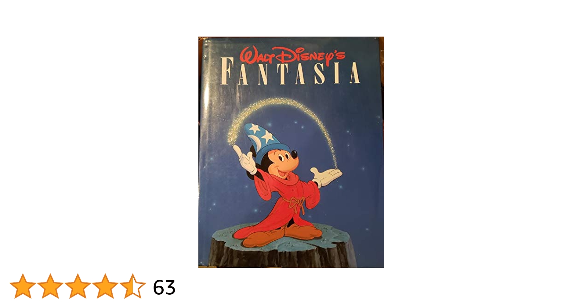 アート・デザイン・音楽 Walt Disney's FANTASIA John Culhane Vintage Walt Disney's Fantasia Book By John Culhane 1987