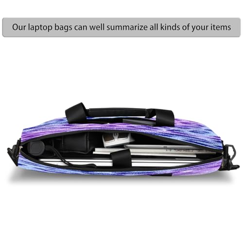 Bolso maletín impermeable para laptop de 16 pulgadas morado miniatura 4
