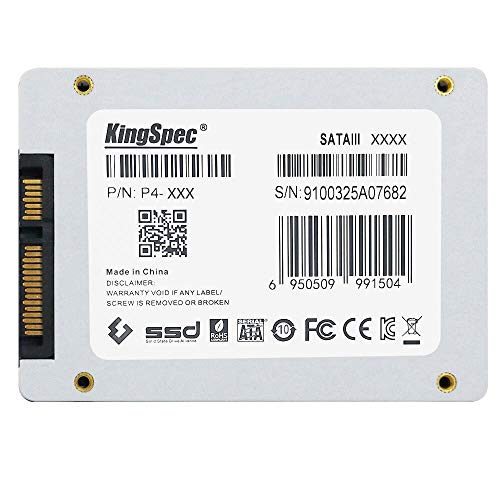 Andoer KingSpec P4-120 Unidade de estado sólido SATA3.0 de 2,5 polegadas de 120 GB e 4 canais SSD de