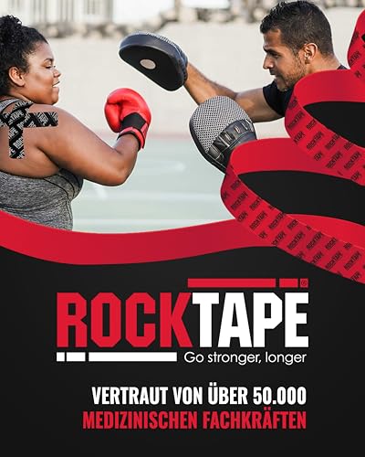 RockTape Standard H2O Uncut Kinesiology Tape- Ultrastark Und Wasserbeständiger Klebstoff, 180% Dehnung Für Volle Bewegungsfreiheit… – Ansicht 6