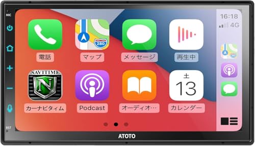 ATOTO F7 7インチ　ディスプレイオーディオ カーナビ Amazon.co.jp: ATOTO F7 2DINカーオーディオレシーバータッチ