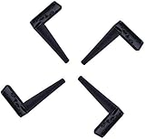  CAZARU Pieds de Meuble Métal X4 Table Basse Legacy Pieds de Meuble TV Pieds de canapé en Acier Inoxydable Legacy Table Pieds de Meuble Les Pieds de Support supportent 800 kg