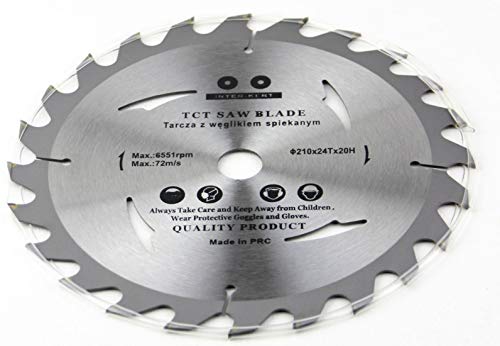 Lama per sega circolare 210 x 20 mm, 24 denti