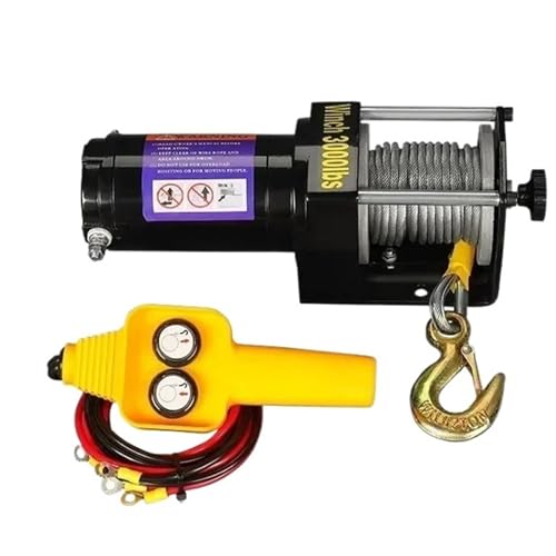 Treuil de voiture 12v pour vos sorties en véhicule tout-terrain