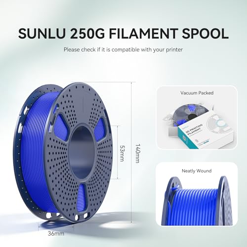 Image of SUNLU 3D Printer Filament Bundle Multicolor PETG Filament 1.75mm,Individually Vacuum-Sealed,2kg in Total,0.25kg per Spool,8 Pack,Bone White+Grey+Coffee Brown+Olive Green+Oak+Beige+Cyan+Magenta