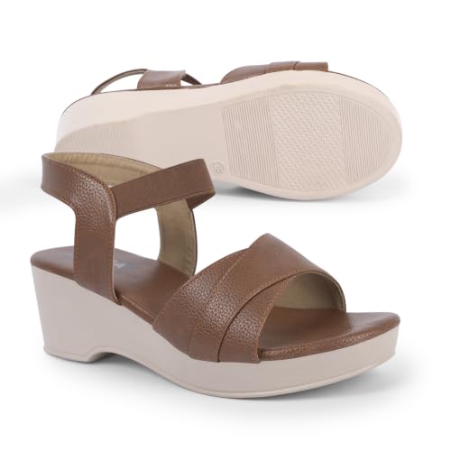 Image of Women Girls Fashion Wedge Heel Sandals (SD1501)
