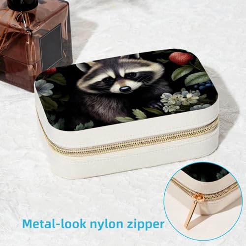 Boîte à bijoux raton laveur aux finitions soignées pour petits trésors