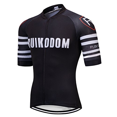RUIKODOM Nuovo colletto Hombre Verano Cycling Jersey Maillot Ciclismo Mangas Cortas Camiseta de Ciclistas Ropa Ciclismo