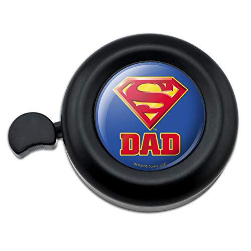 GRAPHICS & MORE Superman Super Dad Shield Logo Bicycle Handlebar Bike Bell