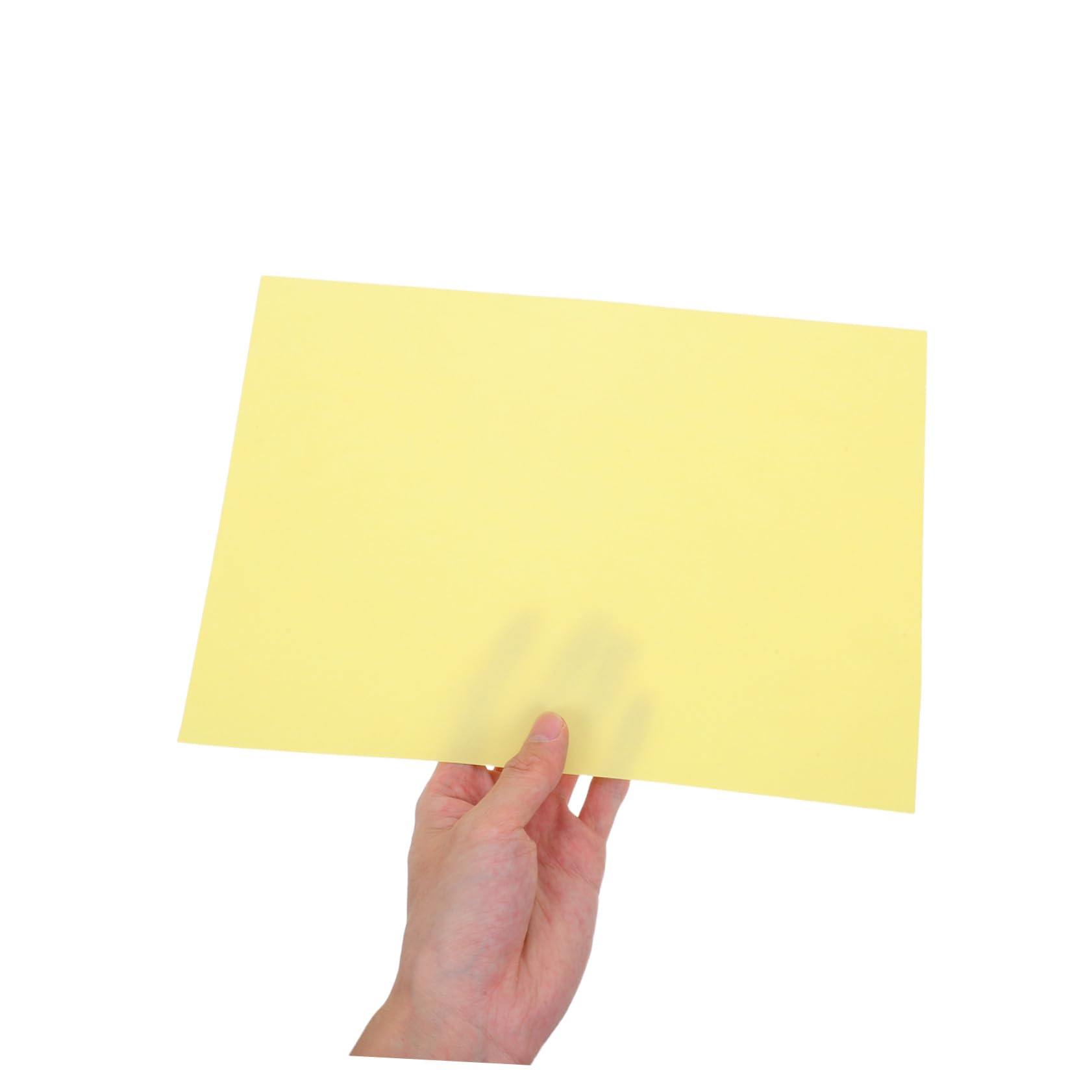 VILLCASE 200pezzi Carta Colorata Gialla Per Stampante Carta Per Fotocopie Per Stampa Creazioni Artigianali Uso in Ufficio o Scuola