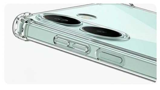 Image of Hybrid Clear Back Case Cover for Redmi Turbo 5 5G | Shockproof Design | Camera Protection Bump | Bumper Case Cover for Redmi Turbo 5 5G (Transparent)