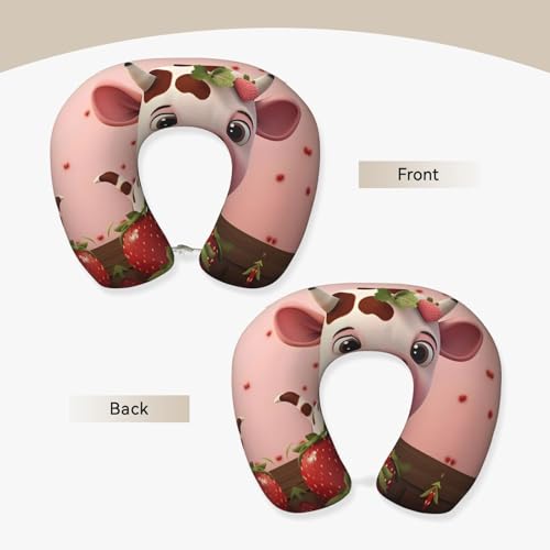 Almohada de viaje espuma viscoelástica U cómoda miniatura 2