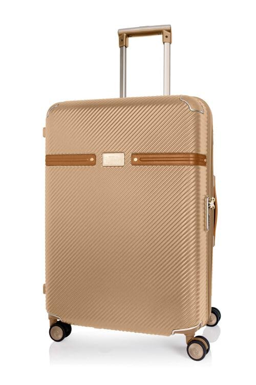 Samsonite SBL RE.RichmondII Checkin Leather 8 Wheels Spinner Hard Luggage/Suitcase/Trolley Bag for Travel