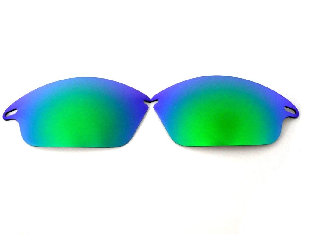 Galaxy Replacement Lenses For Oakley Fast Jacket Not For Fast Jacket XL Green Polarized.