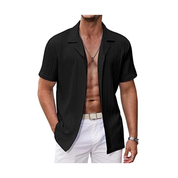 COOFANDY Males’s Informal Shi...