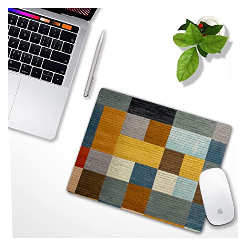 Image of Paper Plane Design Designer Printed Anti Skid Non Slip Rubber Mouse Pad of Computers. Size - 9 x 7 inches.d205
