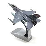 Enatuhter 1/100 US Air Force F-16C Falcon Fighter Jet Plane Model Attack Plane Military Airplane Models for Adults