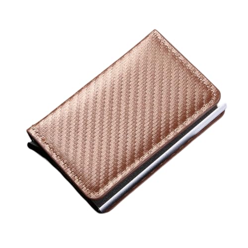 Wallet for Men, Smart Wallet for Men, Simple Credit Card Holder, Anti-theft Brush Auto Eject Card Case RFID Barrier, Pop-Up Business Card Box, Small and Ultra-Thin2