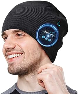 BALANSOHO Bluetooth Beanie Hat Wireless Musical Knit Cap Washable with Stereo Speakers