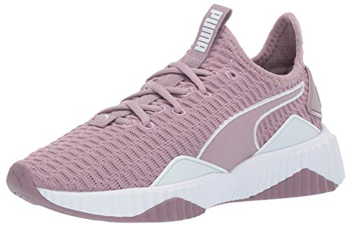 PUMA Women's Defy Sneaker Elderberry Whit, 8.5 M US
