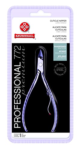 Mundial Cuticle Nipper Professional 772-PR Stainless Steel Long Handle