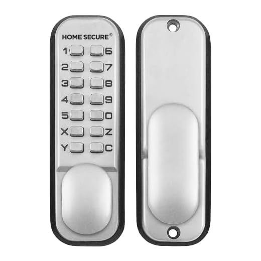 Chrome Digital Keypad Lock for Security