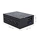 Auto-DSP-Verstärker, Stabile Klangausgabe, A/B-Klasse-Technologie, 4 Kanäle 60 W, 2/4 Ohm, Feinabstimmung der Bass-Höhen-Lautstärke, für Auto-Soundsysteme, Mattschwarzes Metall
