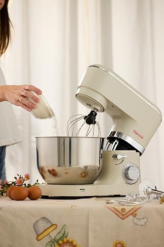 Girmi IM47 Sbattitore con base 1300 W Beige, Acciaio inox