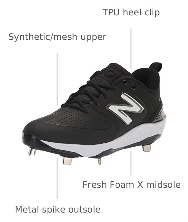 Image of New Balance Men's Fresh Foam X 3000 V6 Metal Baseball Shoes