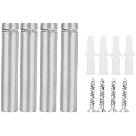 PATIKIL M8 Abstandshalter 50+12mm - 2 Stück Edelstahl Gewindehülsen Für Fotoalben