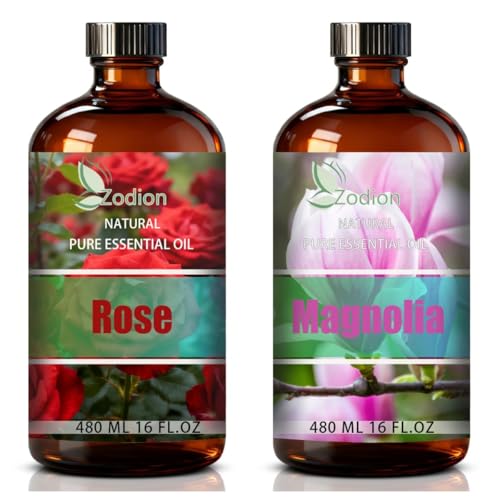 Aceite esencial de magnolia y rosa 16 Fl Oz