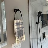 Zoom IMG-2 anello portasciugamani nero opaco per Zoom IMG-2 anello portasciugamani nero opaco per