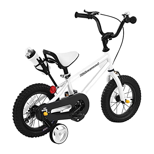 MuGuang 12" Kinderfahrrad Kid Balance Baby Studie Fahrradfahren Lernen Jungen Kinder Fahrrad Mädchen Fahrrad mit Trinkflasche für 3-6 Jahre – Bild 4