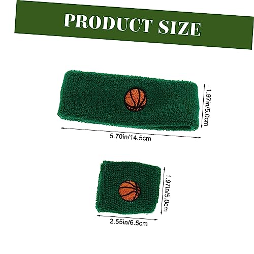 6 Sets Sweat Absorbing Headband and Wrist Sweatbands for Sports Breathable Elastic Wristbands for Running Basketball Tennis Volleyball Comfortable Sweatband for Boys2