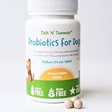 Probiotics for Dogs from Tails 'N' Tummies - Made with Minimal Ingredients to Alleviate Allergies, Diarrhea, Infections, & More