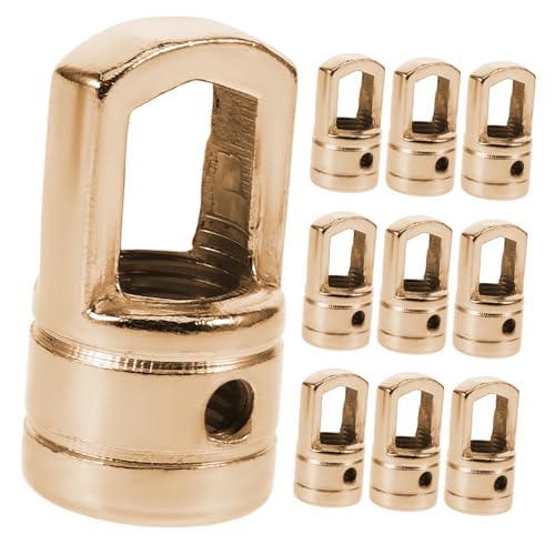CIYODO 10Pcs Ceiling Loop Eye Bolt Fastener for Pendant Light Fixtures Durable Hanging Light Replacement Parts for Home Lighting Kitchen Garage Hallway and More