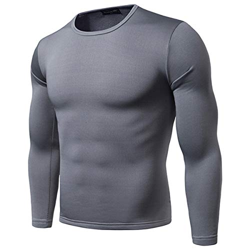2PCS Mens Winter Warm Ultra-Soft Base Layer Fleece Lined Thermal Top & Bottom Underwear Set2
