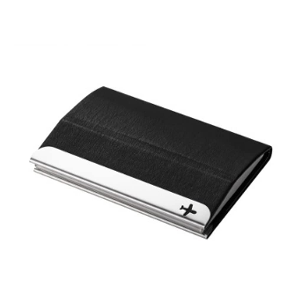 MOBYGKFY Business Card Case Personalized Set-up Men and Women Desktop Holder Office Supplies