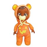 Cry Babies Tiny Cuddles Halloween Bonnie - 9' Baby Dolls, Cries Real Tears, Orange and Yellow Pumpkin Themed Pajamas