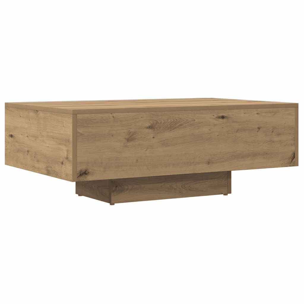 vidaXL Coffee Table, Centre End Table for Living Room, Accent Console Sofa Table for Decorative, Modern Style, Artisan Oak Engineered Wood
