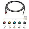 YUNNY Brand HUDAMZKY Ebike Cable Extension Julet Female Male 2 3 4 5 6 pin Ebike Extension Connector Waterproof Plug for Electric Bicycle Display Throttle PAS Ebike Parts Extend Cable #4